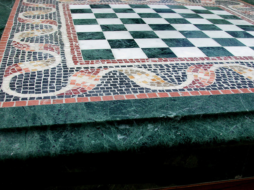 Chess Board Fiorentine detail